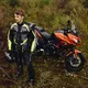 Kask motocyklowy W-TEC NK-850 otwierany + BLENDA - Biały błyszczący