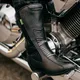 Damskie skórzane buty motocyklowe W-TEC Kurkisa - Czarny