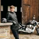 Rękawice skórzane motocyklowe W-TEC Nyarra - Szary