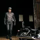 Rękawice skórzane motocyklowe W-TEC Nyarra - Szary