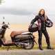 Damskie skórzane buty motocyklowe W-TEC Kurkisa - Czarny