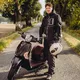 Męska kurtka motocyklowa soft-shell W-TEC Borozef - Czarno-zielony
