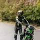 Męska skórzana kurtka motocyklowa W-TEC Velocity - Czarno-czerwony