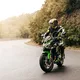 Kask motocyklowy szczękowy W-TEC Vexamo z blendą - Czarno-zielony
