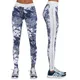 Damskie sportowe legginsy BAS BLACK Code - Biało-niebieski - Biało-niebieski