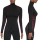 Damska sportowa koszulka BAS BLACK Inspire Blouse - Czarno-różowy - Czarno-różowy