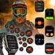 Smartwatch wodoodporny inSPORTline Zakuro – inteligentny zegarek 5 ATM ∙ połączenia ∙ kompas / barometr