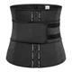Gorset fitness stabilizująco wyszczuplający inSPORTline Corwaist - Czarny