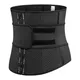 Gorset fitness stabilizująco wyszczuplający inSPORTline Corwaist - Czarny