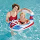 Ponton dla dzieci Bestway Baby Boat - Niebiesko-czerwony