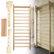 Drabinka gimnastyczna inSPORTline Shapemar 240x90 cm ∙ 13 szczebli ∙ nośność 130 kg ∙ drewno bukowe