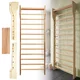 Drabinka gimnastyczna inSPORTline Shapemar 250x90 cm ∙ 14 szczebli ∙ nośność 130 kg ∙ drewno bukowe