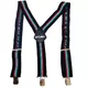 Szelki motocyklowe W-TEC Bretelero - Prosty czarny - Italian
