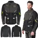 Męska kurtka motocyklowa W-TEC Daimick - Czarno-szary - Czarno-szary