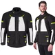 Kurtka motocyklowa W-TEC Warao ∙ wodoodporna ∙ oddychająca ∙ ochraniacze ce ∙ kieszenie wielofunkcyjne ∙ odblaski - Czarny-fluo