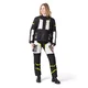 Damskie spodnie motocyklowe W-TEC Warao Lady ∙ ochraniacze ce ∙ membrana klimatyczna ∙ airvent ∙ wypinane ocieplenie - Czarny-fluo