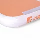 Ścieżka akrobatyczna Airtrack inSPORTline Airstunt 400x100x10 cm mocha mousse z pompką i torbą