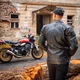 Skórzana kurtka motocyklowa W-TEC Mungelli EVO ∙ wyjmowane ochraniacze CE poziomu 2 ∙ odpinana ocieplana wkładka ∙ styl vintage