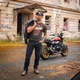 Męskie skórzane buty motocyklowe W-TEC Colton
