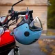 Kask motocyklowy otwarty W-TEC Baraldo Celeste ∙ uchylny wizjer ∙ zapięcie mikrometryczne ∙ wyjmowana wyściółka ∙ homologacja
