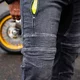 Męskie jeansy motocyklowe W-TEC Biterillo Evo ∙ ochraniacze ∙ wzmocnienia aramidowe ∙ wentylacja na udach ∙ elastyczny denim