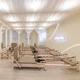 Reformer do pilatesu inSPORTline Comfolder EVO ∙ składany ∙ nośność 150 kg ∙ rama aluminiowa ∙ box w zestawie - Beżowy