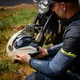 Kask motocyklowy enduro Flip-Up W-TEC Biscaia P/J - beżowy matowy