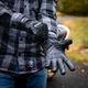 Rękawice motocyklowe W-TEC Kosor ∙ skórzane z protektorami tpu ∙ przewiewna mesh ∙ wzmocniona dłoń ∙ zapięcie na rzep