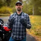 Rękawice motocyklowe W-TEC Gabello ∙ skórzane ∙ piankowe panele ochronne ∙ wentylacja ∙ zapięcie na rzep