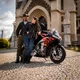 Męska skórzana kurtka motocyklowa W-TEC Brineo - Matt.czarny