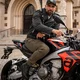 Męskie skórzane buty motocyklowe W-TEC Benga - Czarny