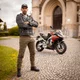 Spodnie motocyklowe męskie jeansy W-TEC Wallbridge Olive - Oliwkowa zieleń