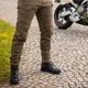 Męskie skórzane buty motocyklowe W-TEC Benga - Czarny