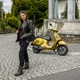 Damskie spodnie jeansy motocyklowe W-TEC Komehana - Czarny