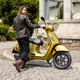 Damskie spodnie jeansy motocyklowe W-TEC Komehana - Czarny