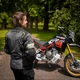 Damska letnia kurtka motocyklowa W-TEC Jelsa - szaro-fluo