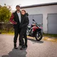 Męskie spodnie motocyklowe wygodne joggery W-TEC Askew - Czarny