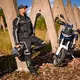 Turystyczna kurtka motocyklowa W-TEC Smackton - Szary pomarańczowy
