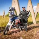 Turystyczna kurtka motocyklowa W-TEC Smackton - Szary pomarańczowy
