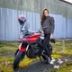 Damska skórzana kurtka motocyklowa W-TEC Kaika - Brązowy