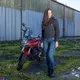 Damskie jeansy motocyklowe W-TEC Dynetis Lady - Niebieski
