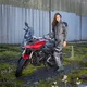 Damska turystyczna kurtka motocyklowa W-TEC Smackton Lady - Szary pomarańczowy