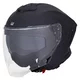 Kask motocyklowy W-TEC Voltik ∙ blenda przeciwsłoneczna ∙ podnoszony wizjer ∙ kompatybilny z interkomem ∙ ECE 22.06 - czarny mat - czarny mat