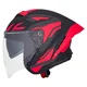Kask motocyklowy W-TEC Voltik Graphic ∙ blenda przeciwsłoneczna ∙ wentylacja ∙ wyjmowana wyściółka ∙ homologacja ECE 22.06 - Czerwony