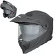 Kask motocyklowy 3w1 W-TEC Neovu ∙ blenda przeciwsłoneczna ∙ daszek demontowalny ∙ wentylacja - Szary - Szary