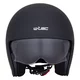 Kask motocyklowy otwarty W-TEC Valkorne Noir ∙ blenda przeciwsłoneczna ∙ wysokie bezpieczeństwo ECE ∙ wydajna wentylacja - Czarny matowy