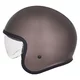 Kask motocyklowy W-TEC Valkorne Marron ∙ homologacja ECE 22.06 ∙ wyjmowana wyściółka ∙ szybkozłączka ∙ do okularów - mocna kawa