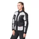 Damska kurtka motocyklowa W-TEC Xenia ∙ ochraniacze CE ∙ klasa A EN 17092 ∙ membrana wodoodporna ∙ podpinka ocieplająca - Czarno-szary