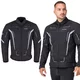Letnia męska kurtka motocyklowa W-TEC Mirelio ∙ wentylacja AirVent ∙ ochraniacze CE ∙ membrana wodoodporna - Czarny-fluo - Czarno-szary