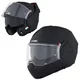 Kask motocyklowy szczękowy W-TEC Sabron P/J ∙ blenda przeciwsłoneczna ∙ system wentylacji ∙ wyjmowana wyściółka - Black Matt